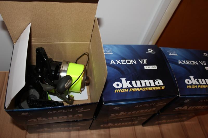 Echipament - 6 buc Okuma Axeon V2 - 80 - ca noi - inclusiv cutii